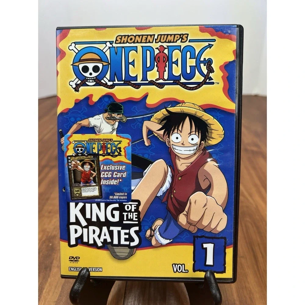 One Piece King of the Pirates Vol. 1 DVD English TV Version (No CCG Card)